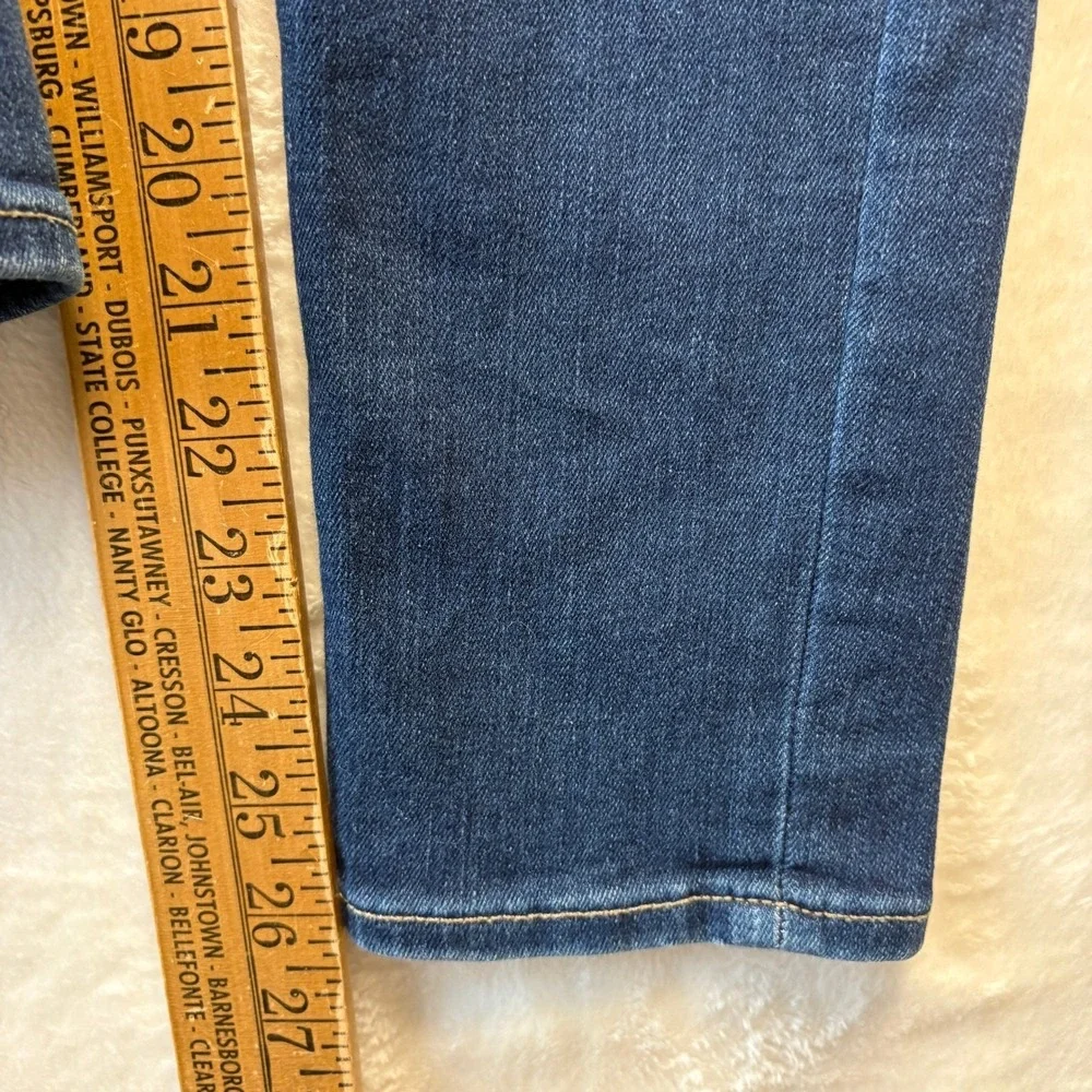 Gap Teen Jeans Girls Sz 14 Sky High Skinny Ankle Dark Wash Stretch Denim‎